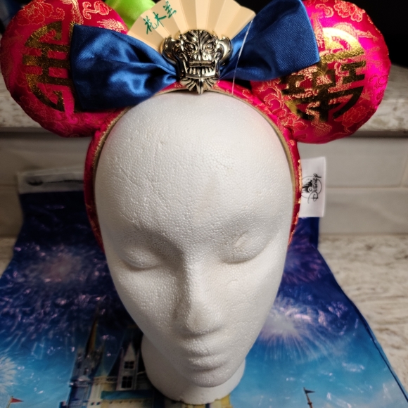 Disney Parks Disneyland Resort Bravest Of All Mulan Minnie Ears Headband - Picture 2 of 9